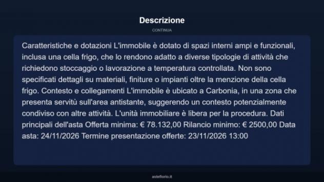 Immobile in asta di 621 m² in vendita a Carbonia - Foto 7