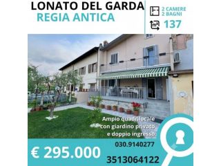 ampio quadrilocale con giardino privato e doppio ingresso
