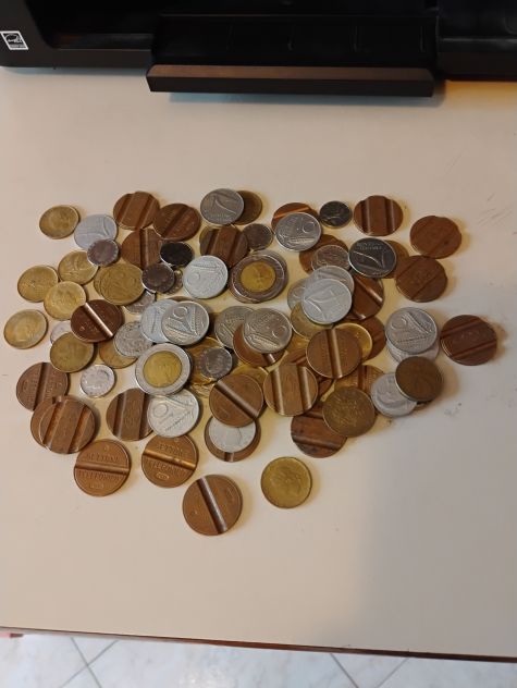 Vendo monete gettoni telefonici e Lire Italiane da 5 Lire a 500 Lire - Foto 2