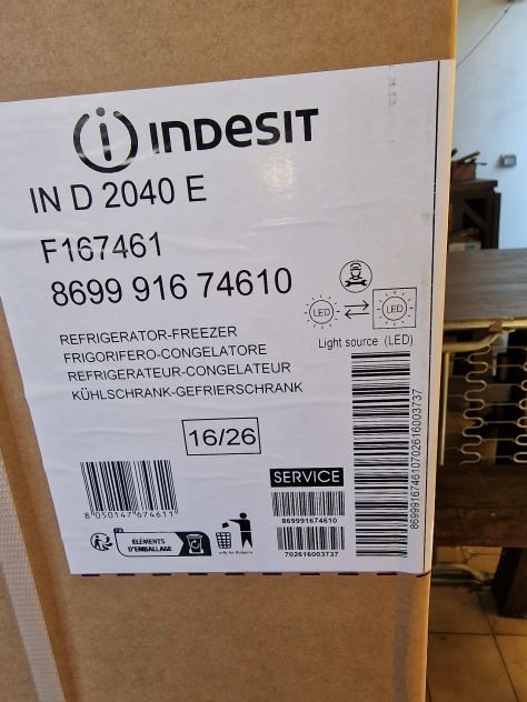 frigorifero da incasso indesit IN D 2040 E - Foto 2