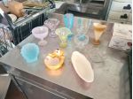 varie coppe gelato usate