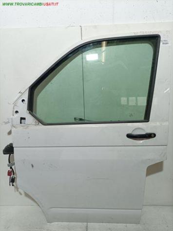 PORTA ANT. SX BIANCA CON ALZ E SE 999-U1560323 Carrozzeria  Lamierati esterni  Porte  Porta ant. sx. VOLKSWAGEN - TRANSPORTER / MULTIVAN / CARAVEL - 2