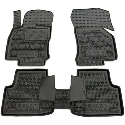 Set tappetini di gomma su misura per Skoda Octavia A8 (2020+)