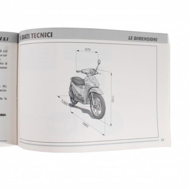 Manuale scansionato uso e manutenzione in PDF Piaggio Liberty 50 - Foto 6