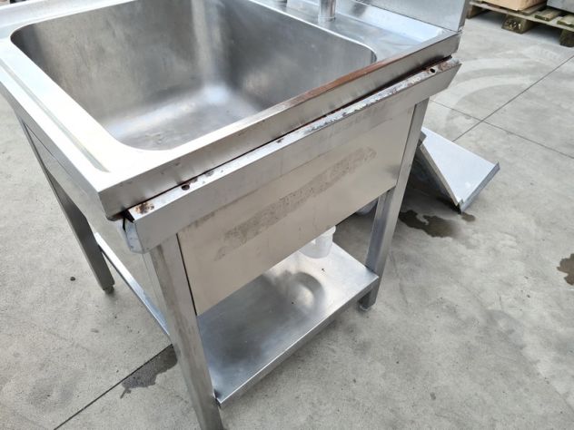 lavello inox per lavaggio piatti usato - Foto 5