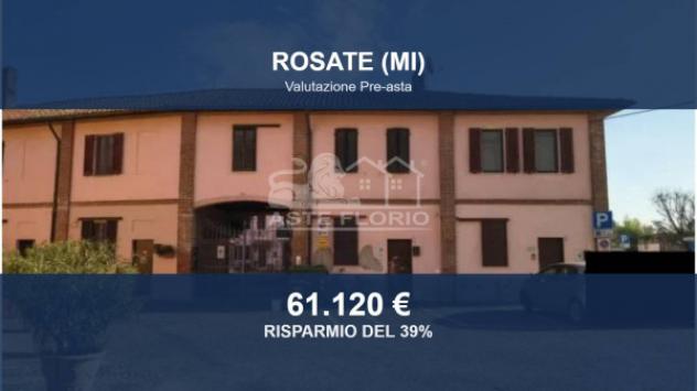 Immobile in asta di 74 m², box auto in vendita a Rosate