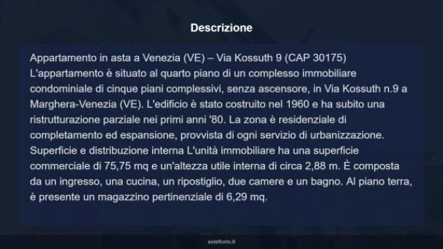 Immobile in asta di 75 m² in vendita a Venezia - Foto 17