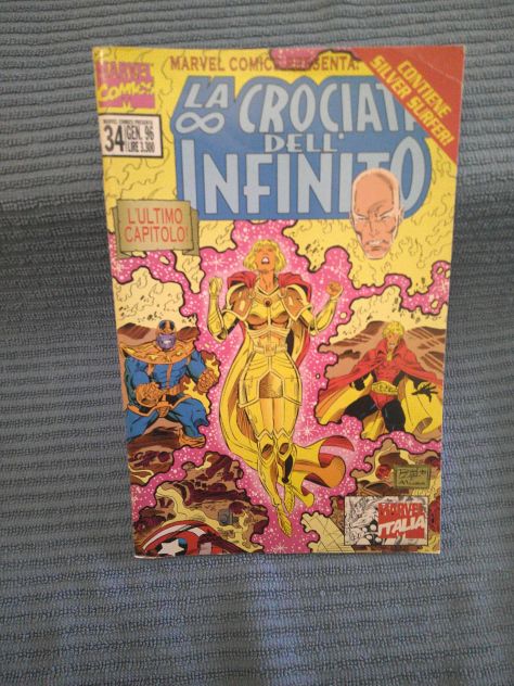 marvel comics presenta n°34"la crociata dell'infinito n°9(stac comics,1996)