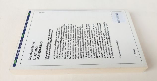 L'ultimo mandarino di Stephen Becker 1°Ed.Bompiani, novembre 1992 - Foto 3
