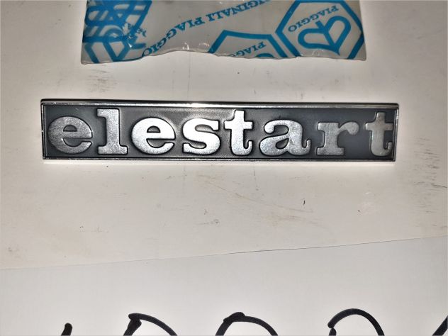 TARGHETTA “ELESTART” PIAGGIO APE 50 - Foto 2