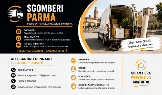 Sgomberi casa e piccoli trasporti