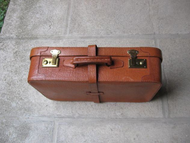 VALIGIA CON BORSA ABBINATA IN PELLE VINTAGE - Foto 7