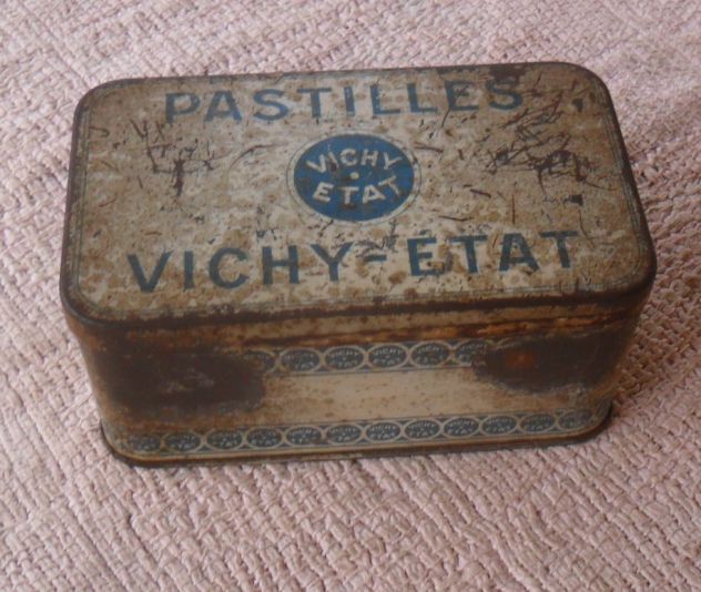 VECCHIA SCATOLA IN LATTA DELLA VICHY - ETAT PASTILLES - - Foto 3
