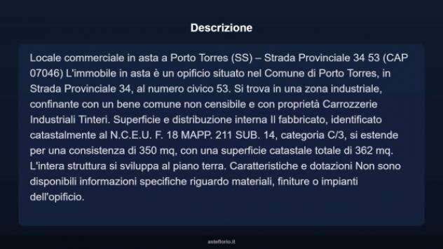 Immobile in asta di 350 m² in vendita a Porto Torres - Foto 10