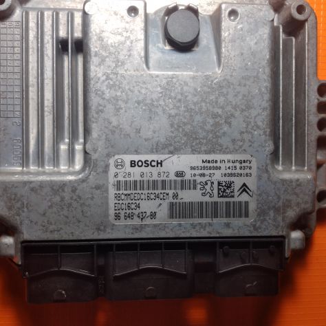 CENTRALINA MOTORE CITROEN BERLINGO C4 C3 PEUGEOT 308 PARTNER 1.6HDI 0281013872
