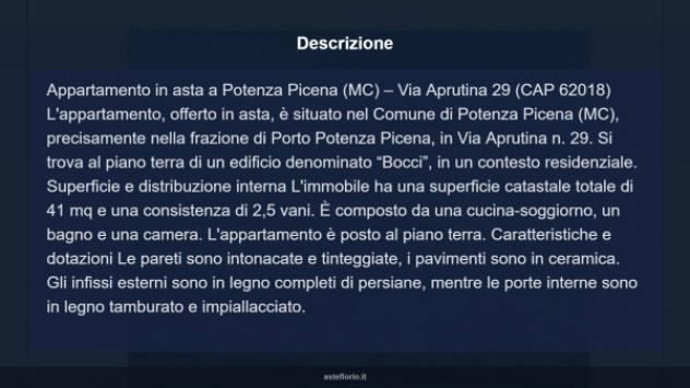 Immobile in asta di 41 m² in vendita a Potenza Picena - Foto 4