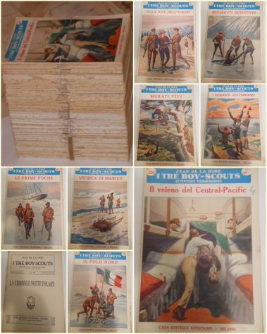 I TRE BOY-SCOUTS,AVVENTURE MERAVIGLIOSE, JEAN DE LA HIRE, n.120 fasc. - Foto 10