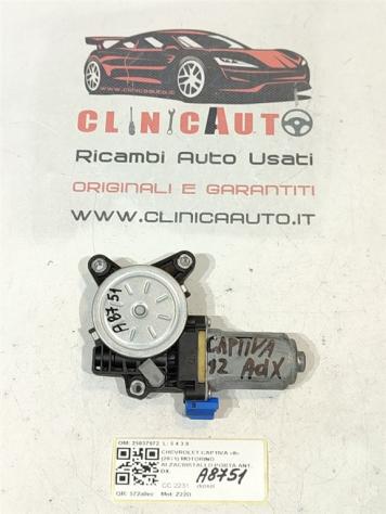 MOTORINO ALZAVETRO ANTERIORE DESTRA CHEVROLET Captiva 1° Serie 25937972 Z22D (06) - Foto 3