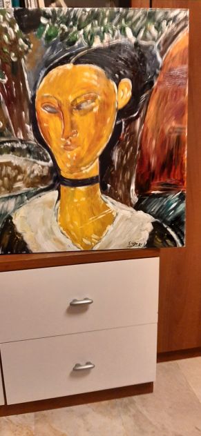 vendo quadri mie riproduzioni opere di A. Modigliani in olio su tela - Foto 6