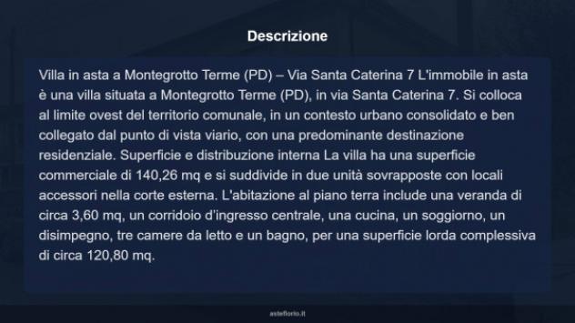 Immobile in asta di 140 m², box auto in vendita a Montegrotto Terme - Foto 13