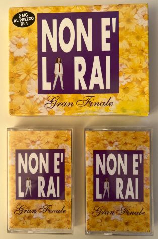 Non è la Rai-Gran Finale - Rarissimo Doppio Album 2 MC RTI Music 1995 Cult Pop - Foto 3
