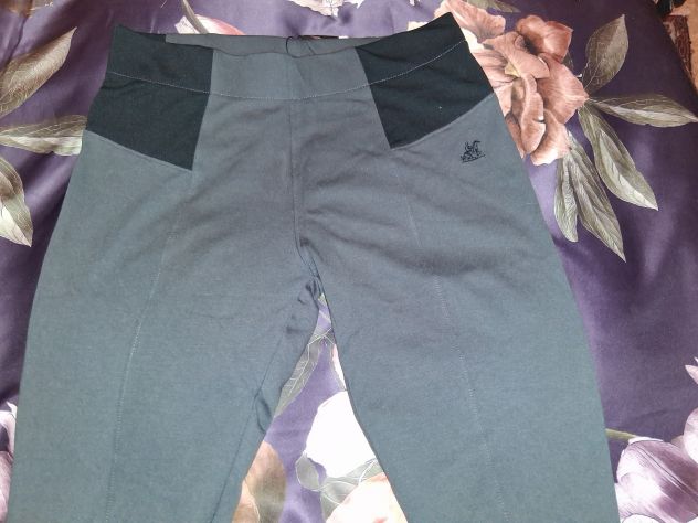 Pantaloni Leggings elasticizzati Cavallerizza Sportivi Donna Tessuto Tecnico - Foto 3