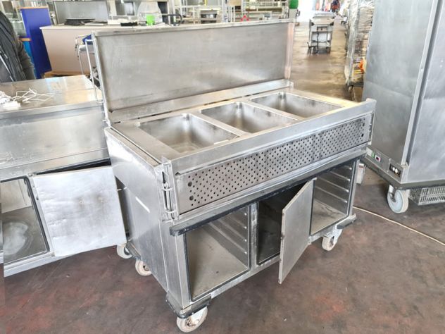 carrello termico distribuzione pasti caldi usato - Foto 6