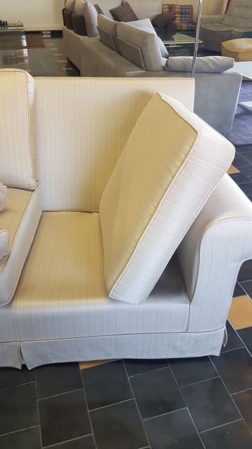 DIVANO 2 POSTI NUOVO IN TESSUTO - FATTO A MANO - Foto 7