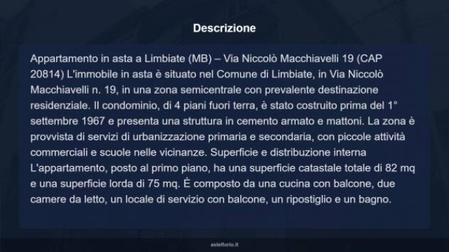 Immobile in asta di 82 m², box auto in vendita a Limbiate - Foto 17