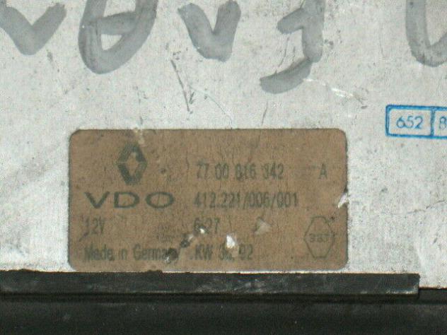 7700816342 RENAULT SAFRANE VDO 412221006001 77 00 816 342 7700816342 - Foto 2