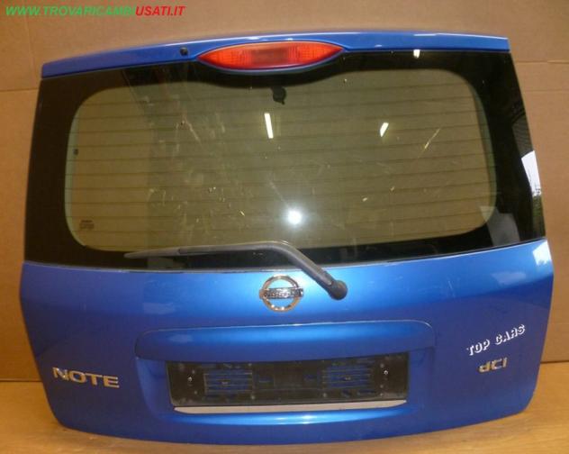 PORTELLO POST. BLU NISSAN NOTE (E11E)  Carrozzeria  Lamierati esterni  Portello  Portello post. NISSAN - NOTE - 01-02-2006 - 01-10-2008, NISSAN - NOTE