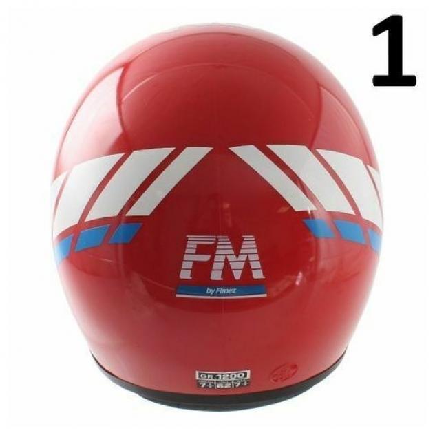 Casco epoca FM Fimez Trophy rosso - Foto 4