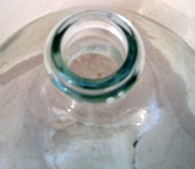 Vaso in vetro soffiato anni 60 - Foto 6