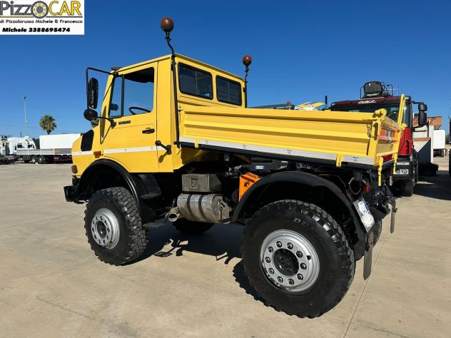 MERCEDES UNIMOG 4X4 U 1600 RIBALTABILE TRILATERALE - Foto 3