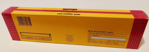 OLIVETTI 82035 A NEW BOLDCART 2 NASTRO ORIGINALE NERO(mm.12,7xmt.16)DM109/124/11 - Foto 2