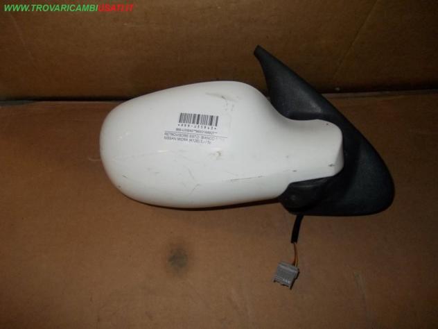 RETROVISORE EST.D. BIANCO 3 FILI NISSAN MICRA (K12E) 3p / 5p Vetri e Retrovisori Cristalli Retrovisori Retrovisore NISSAN - MICRA 3p / 5p - 01-01-