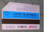 SCHEDA TELEFONICA ITALIA 45U