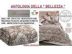 BLUMARINE quilt copriletto trapuntino in prezioso tessuto jacquard e SWAROVSKI