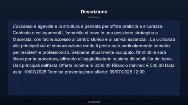 Immobile in asta di 12 m² in vendita a Macerata - Foto 4