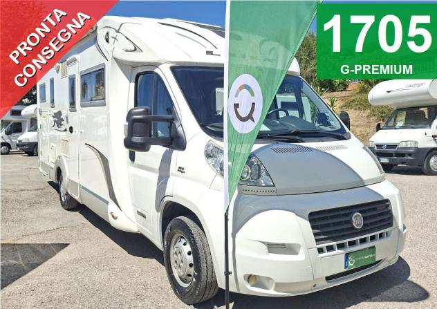 CAMPER LAIKA DUCATO SEMINTEGRALE GARAGE SEMIDINETTE CLIMATIZZATORE FOTOVOLTAICO CAMPEGGIO USATI GENERALI 1705
