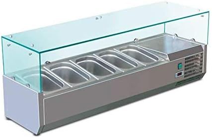porta ingredienti refrigerata completa da 160 cm seminuova