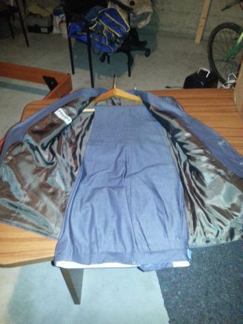 COMPLETO UOMO:GIACCA PIù PANTALONI NUOVI ELEGANTI VINTAGE MARCA PARIOLI MADE IN - Foto 2