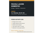 Piccoli lavori domestici – montaggi e riparazioni – Torino e provincia