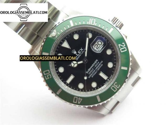 Rolex Replica SUBMARINER 41MM 126610 LV KERMIT 904L ACCIAIO 1:1 MIGLIOR EDIZIONE 3235 - Foto 3