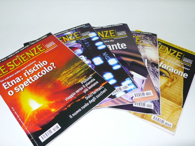 Le Scienze -Scientific American- annate complete dal 1980 al 1990