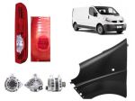 Renault Trafic paraurti cofano parafango frontale fanale 2007-08-09-10-11-12-14