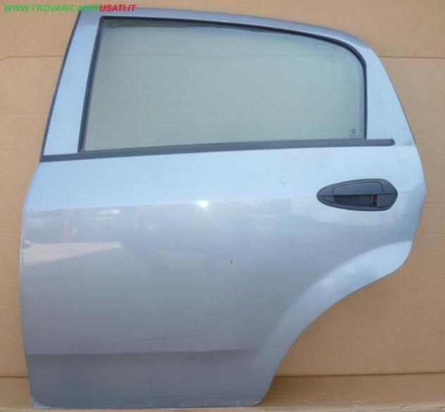 PORTA POST.S. GRIGIO MEDIO MET Carrozzeria Lamierati esterni Porte Porta post. sx. FIAT - GRANDE PUNTO - 01-09-2005 - 01-12-2011, FIAT - GRAND