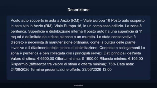 Immobile in asta di 11 m² in vendita a Anzio - Foto 4