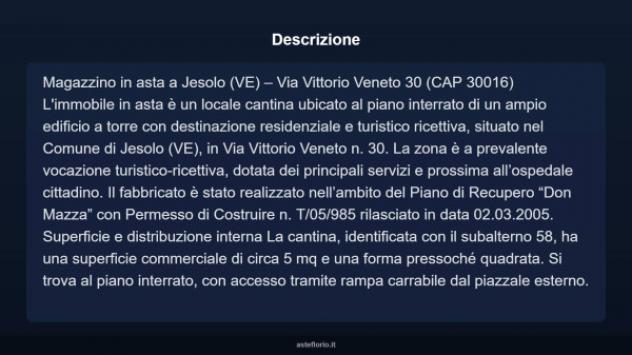Immobile in asta di 5 m² in vendita a Jesolo - Foto 9