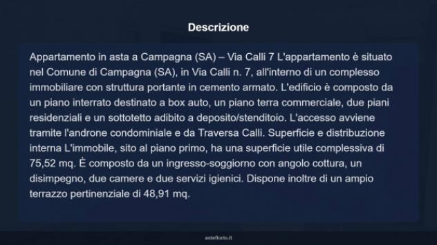 Immobile in asta di 75 m², box auto in vendita a Campagna - Foto 8